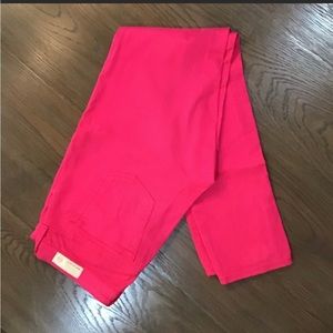 AG Adriano Goldschmeid Hot Pink Skinny Ankle Jeans